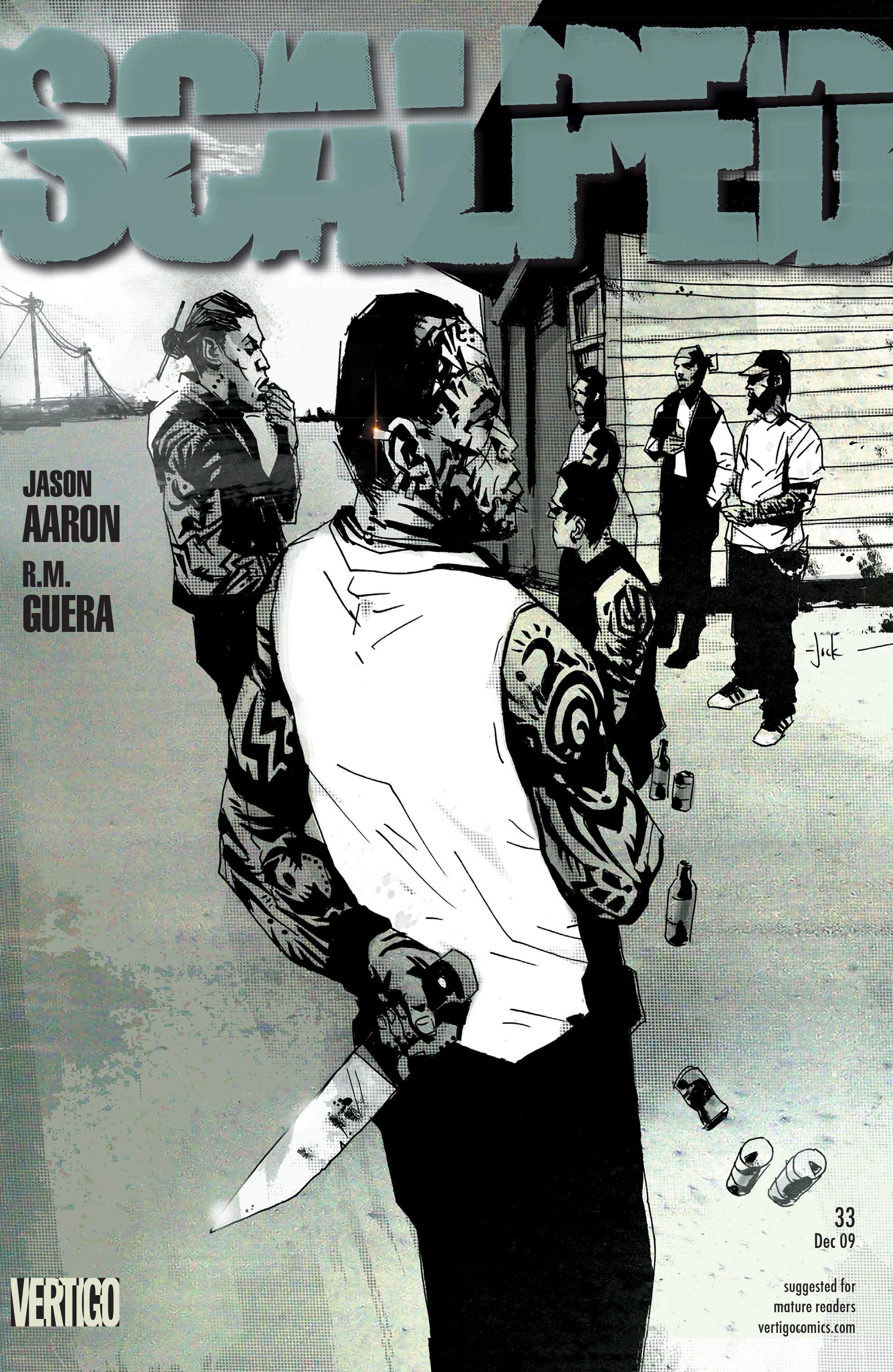 Scalped #33 (DC, 2009 — Cover A) cover
